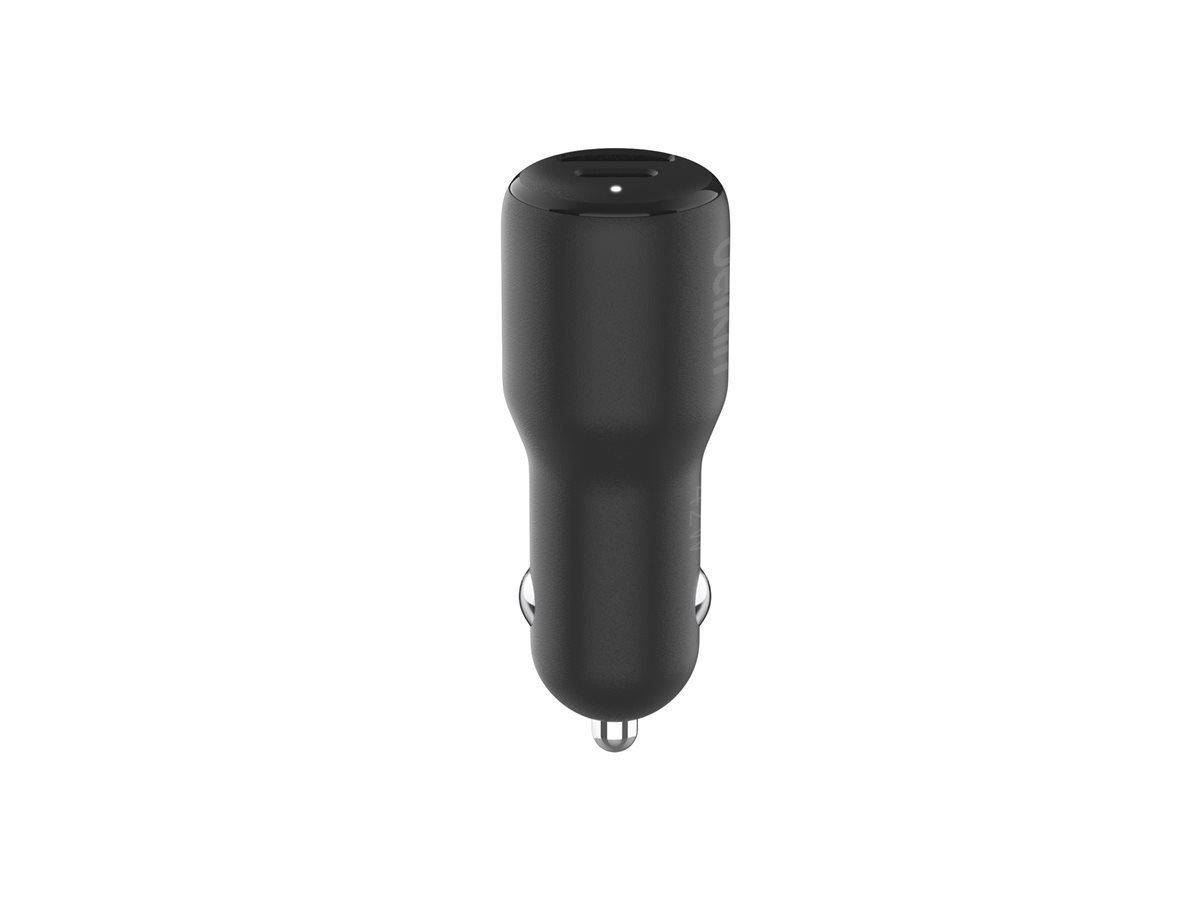 Belkin BoostCharge - Auto-Netzteil - 42 Watt - PD 3.0, Fast Charge - 2 Ausgabeanschlussstellen (USB, USB-C)