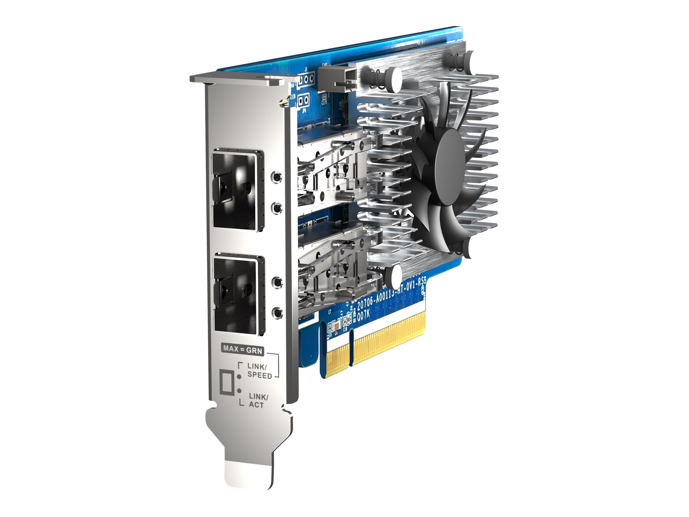 QNAP QXG-25G2SF-CX6 - Netzwerkadapter - PCIe 4.0 x8 Low-Profile