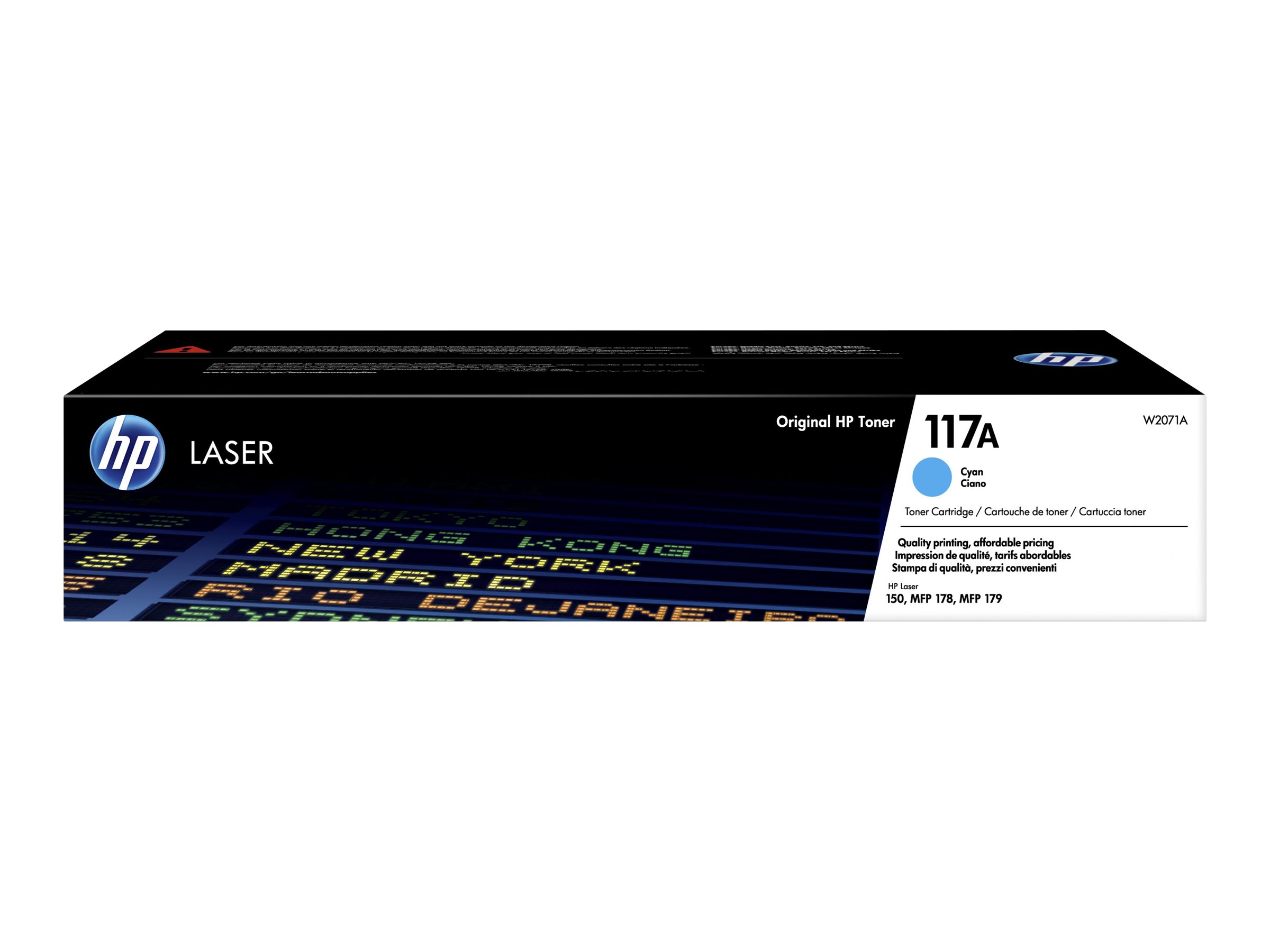 HP 117A - Cyan - original - Tonerpatrone (W2071A)