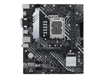 ASUS PRIME B660M-K D4 - Motherboard - micro ATX - LGA1700-Sockel - B660 Chipsatz - USB 3.2 Gen 1 - Gigabit LAN - Onboard-Grafik (CPU erforderlich)