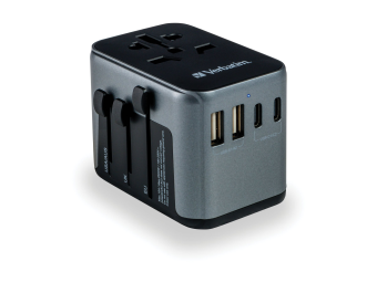 Verbatim UTA-03 - Netzteil - 30 Watt - PD 3.0, QC 3.0 - 4 Ausgabeanschlussstellen (USB, 24 pin USB-C)