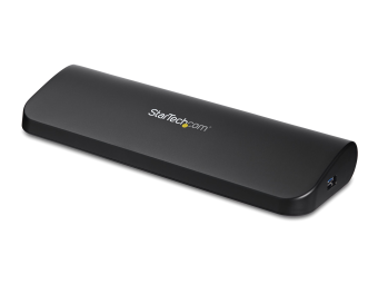StarTech.com USB3SDOCKHDV USB Dockingstation, USB 3.0, dual Monitor, HDMI&reg & DVI VGA, RJ45 Ethernet Port, kompatibel mit WindowsmacOS (USB3SDOCKHDV)