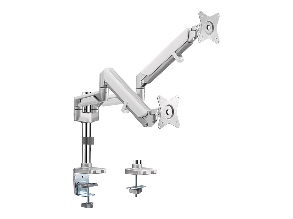 LogiLink Befestigungskit - einstellbarer Arm - Kunststoff, Aluminium, Stahl - Bildschirmgröße 43.2-81.3 cm (17"-32")