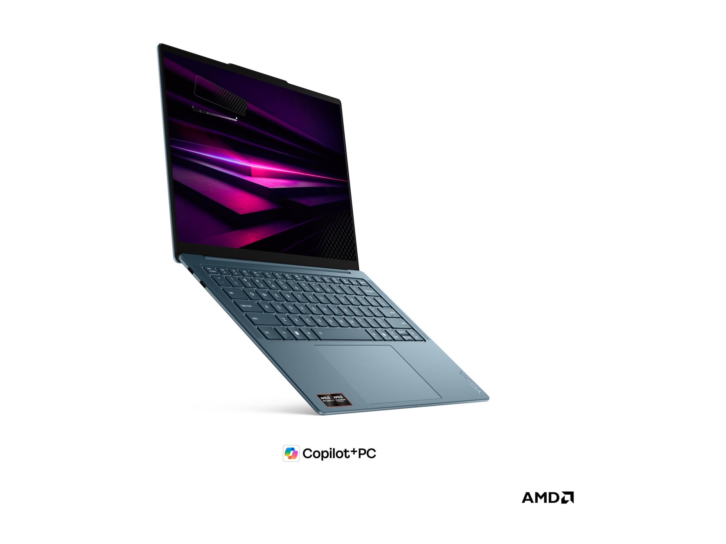 Lenovo Yoga Slim 7 14AGP11 83QS - 175-Grad Scharniertdesign - AMD Ryzen AI 7 445  2 GHz - Win 11 Home - Radeon 840M - 16 GB RAM - 512 GB SSD NVMe - 35.6 cm (14")