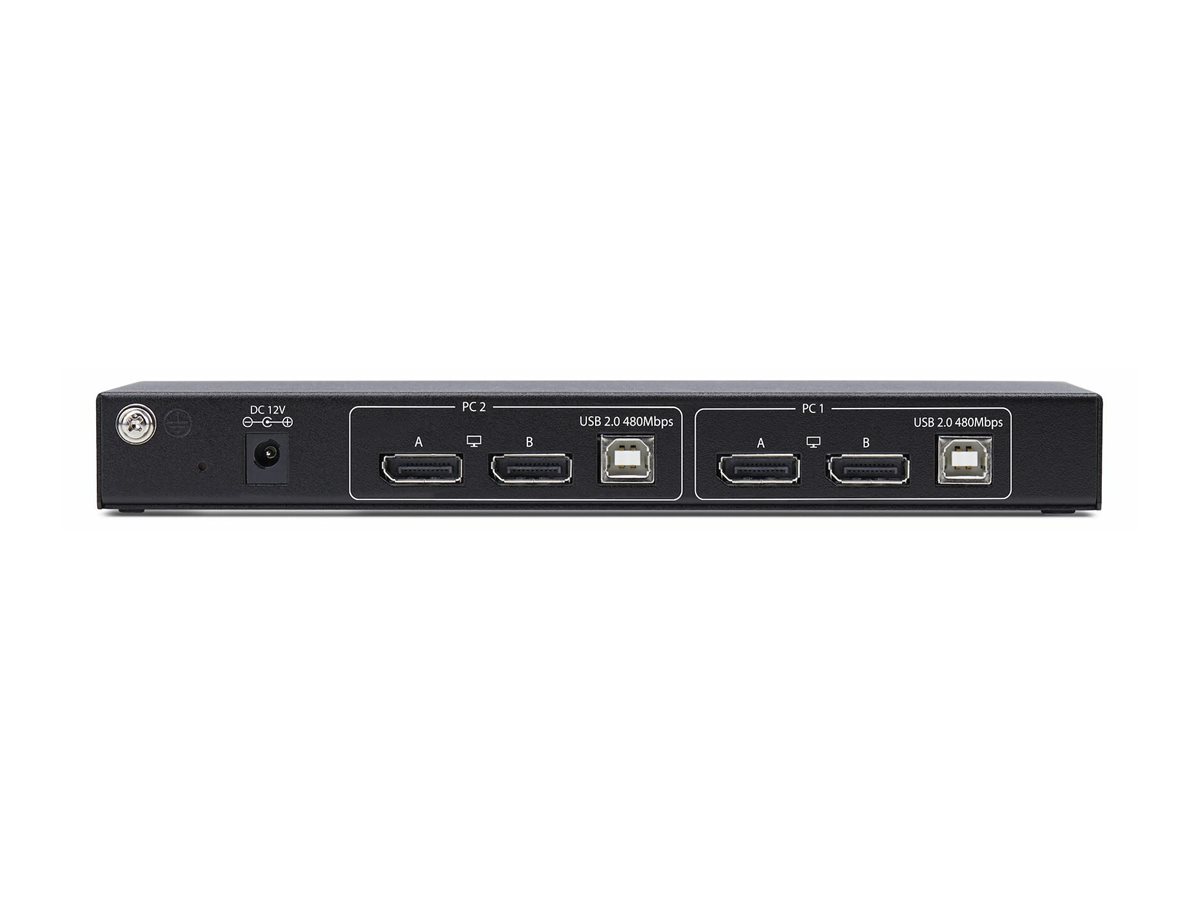StarTech.com 2-Port Dual-Monitor DP KVM Switch