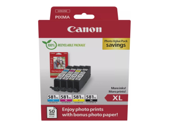 Canon CLI-581XL CMYBK Photo Value Pack - 4er-Pack