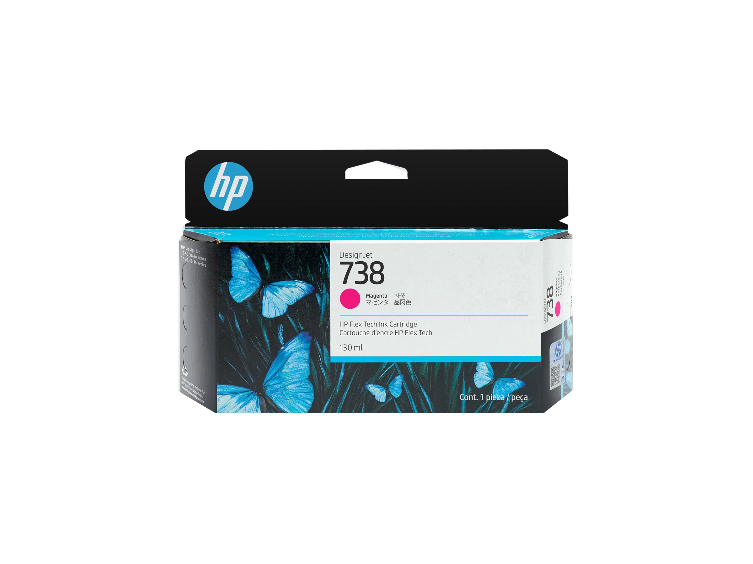 HP 738 - 130 ml - Magenta - original - DesignJet