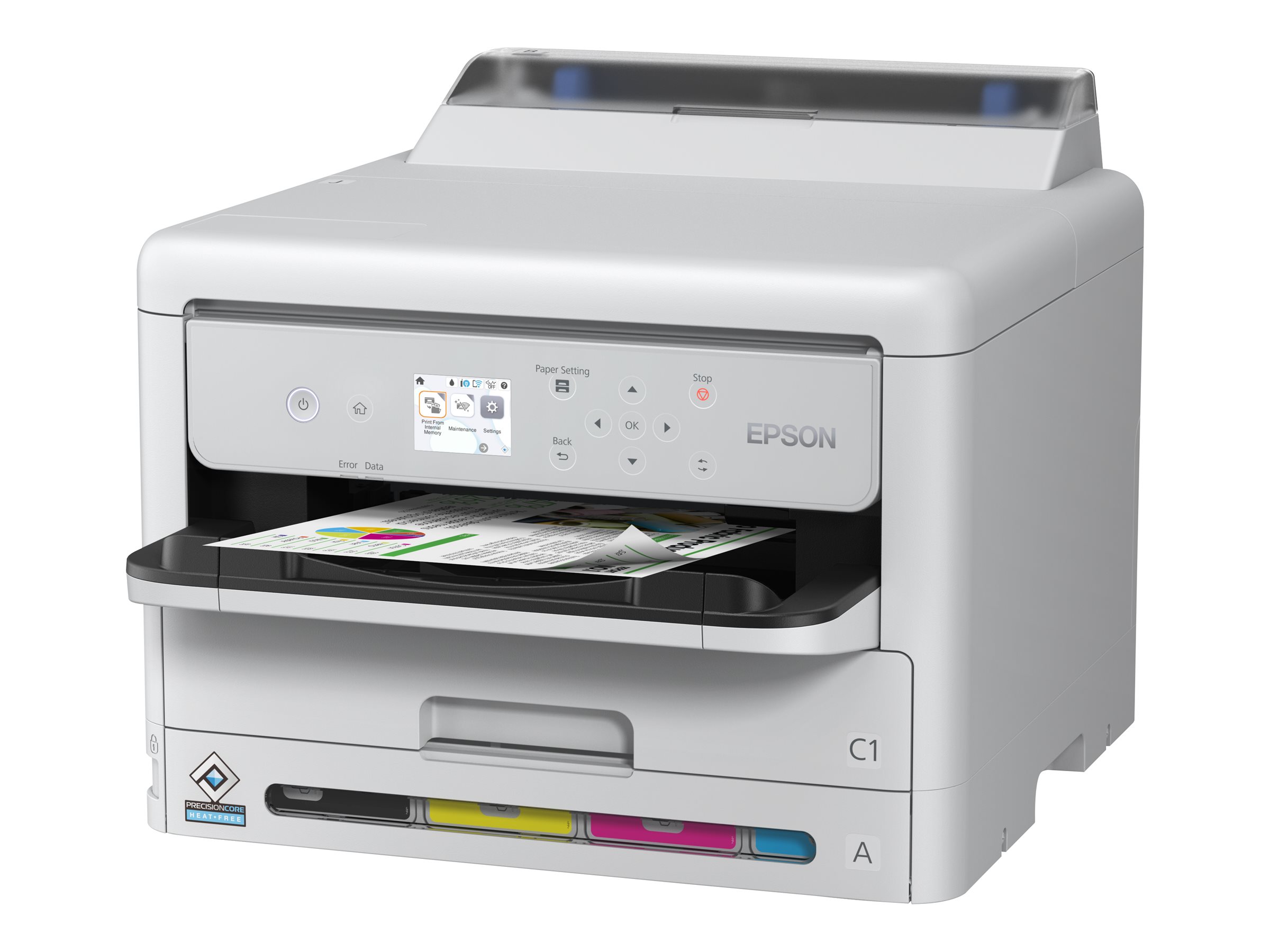 Epson WorkForce Pro WF-C5390DW - Drucker - Farbe - Duplex - Tintenstrahl - A4Legal - 4800 x 1200 dpi - bis zu 25 SeitenMin. (einfarbig)