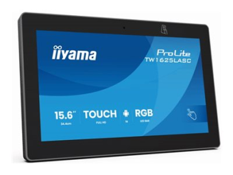 "Iiyama ProLite TW1625LASC-B3PNR - Android-PC - Touchpanel-PC - 1 RK3576  2.2 GHz - RAM 4 GB - SSD - eMMC 32 GB - Cortex-A72 + A53 - Wi-Fi 6, Bluetooth 5.3, NFC, 1GbE - WLAN 802.11abgnacax, Bluetooth 5.3, NFC - Android 14 - Monitor LED 39.6 cm (15