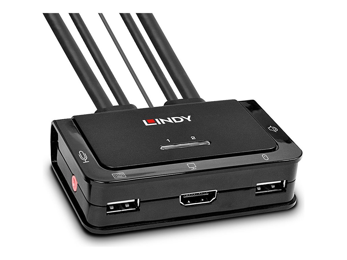 Lindy Compact 2 Port KVM Switch - KVM-Switch