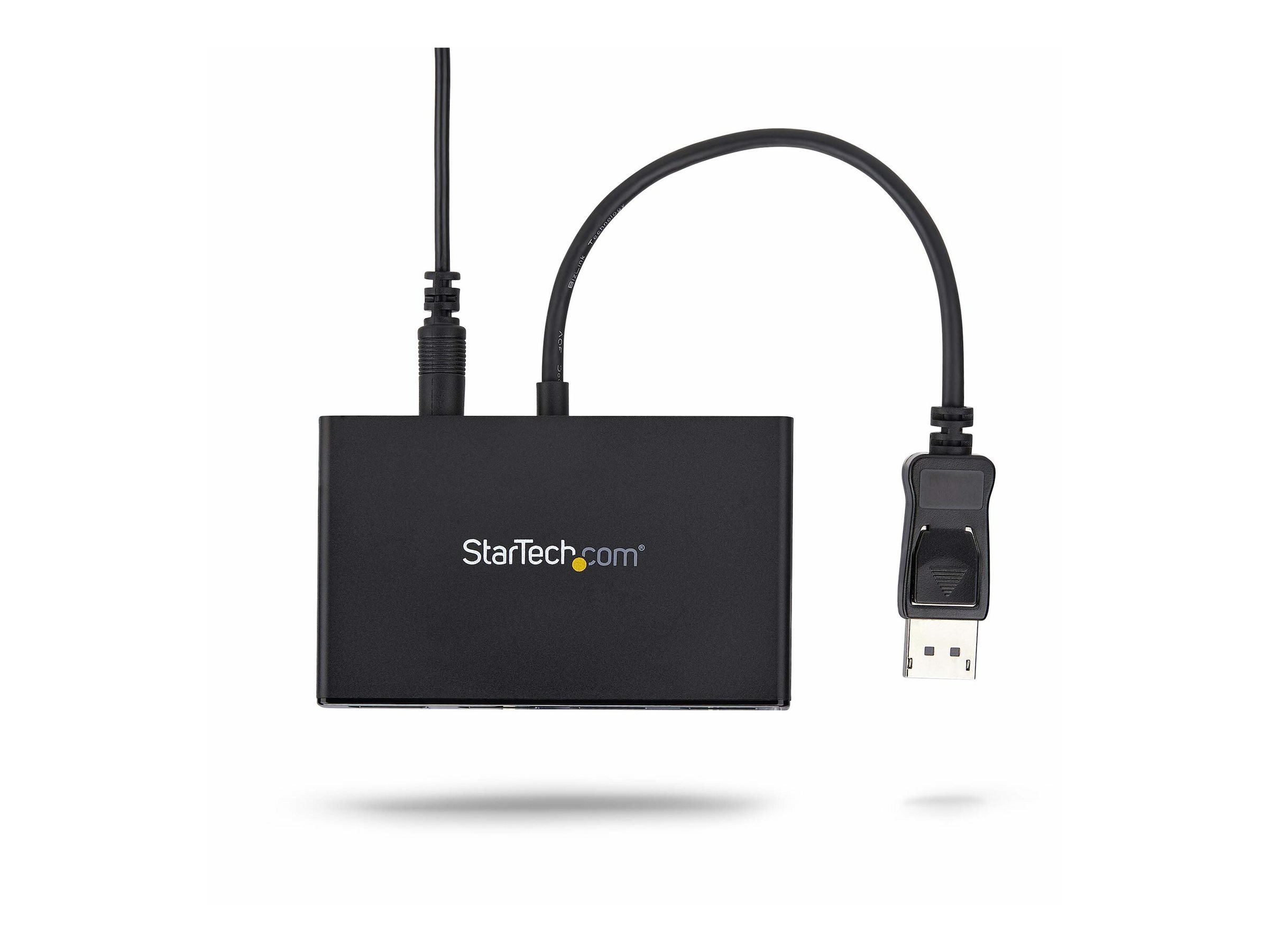 StarTech.com 4-Port Multi Monitor Adapter - DisplayPort 1.2 MST-Hub - 4x 1080p - DisplayPort Video-Splitter für erweiterte Desktop-Modi auf Windows-PCs - DP zu Quad DP-Monitoren (MSTDP124DP)