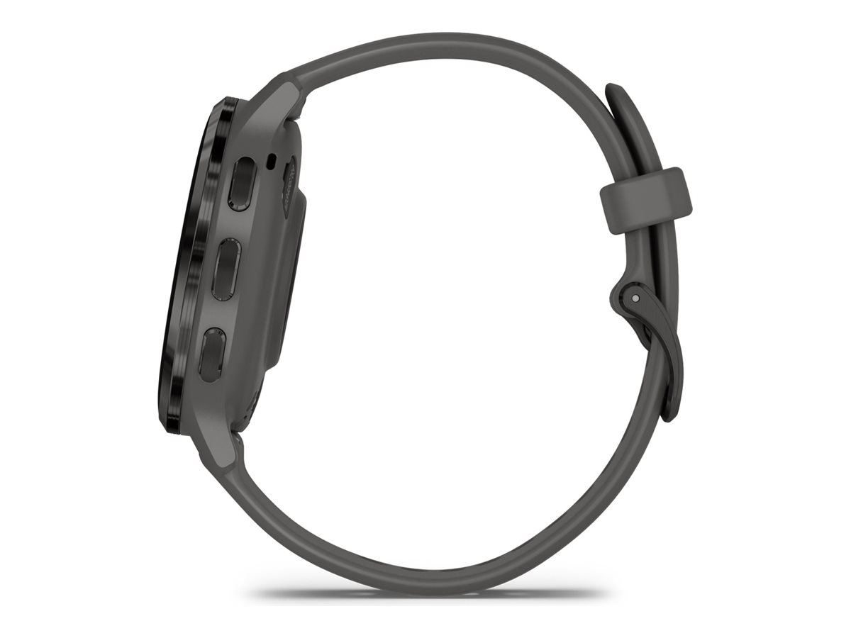 Garmin Venu 3S - 41 mm - Pebble Gray - intelligente Uhr mit Band - Silikon - Handgelenkgröße 110-175 mm - Anzeige 3.04 cm (1.2")