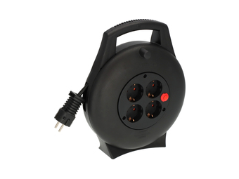 Brennenstuhl Vario Line Kabelbox 4-fach Indoor Kabeltrom - Kabeltrommel - 10 m