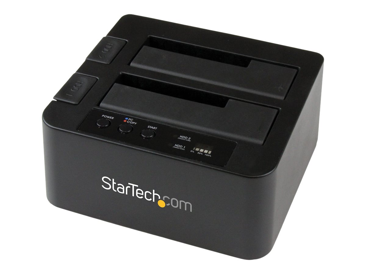 StarTech.com Dual Bay Hard Drive Duplicator, Standalone USB 3.0 (5 Gbps)