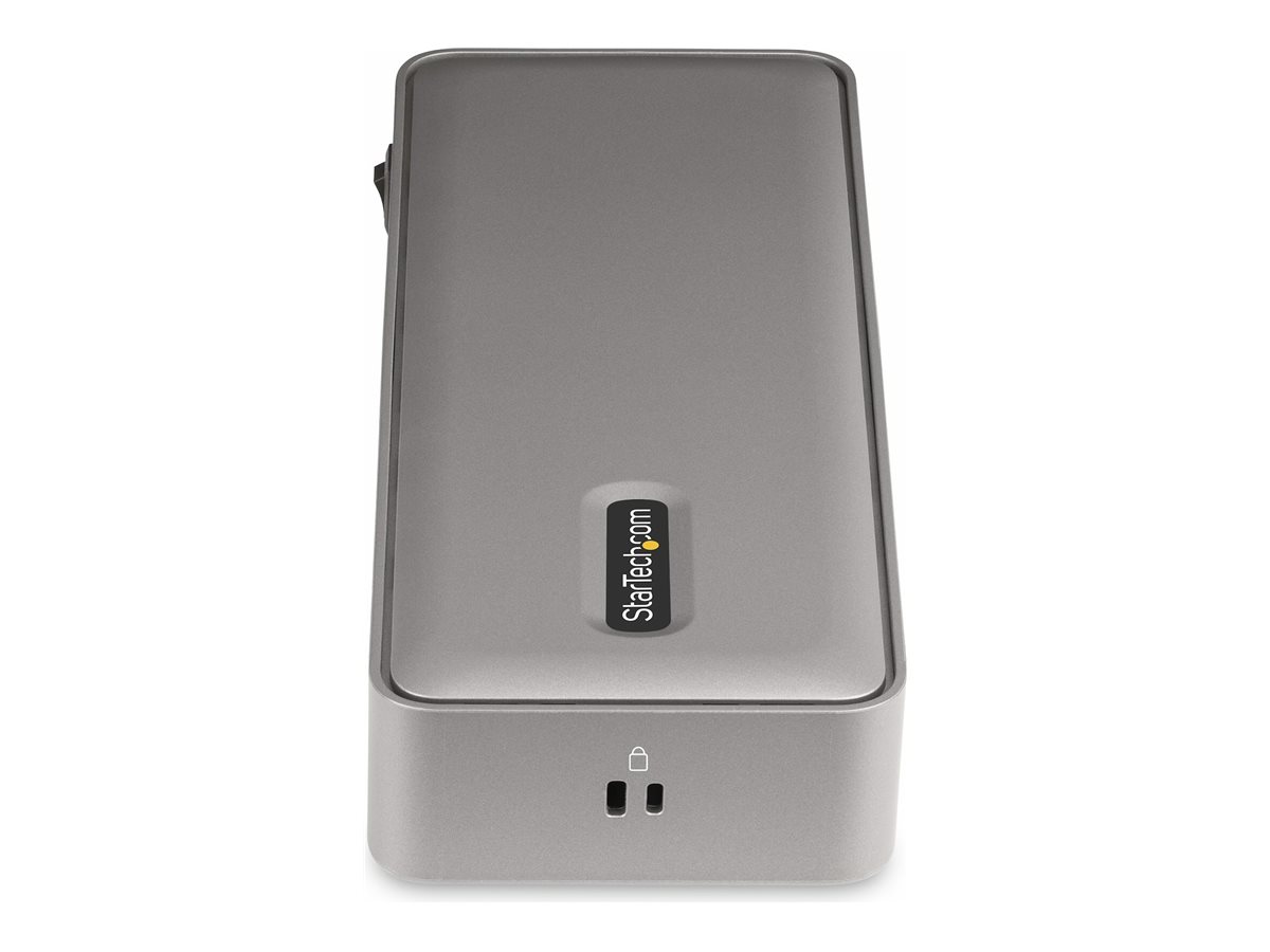 StarTech.com Dual-Laptop USB-C KVM Docking Station, Dual Monitor 4K 60Hz DisplayPort Dock, 5-Port USB Hub, GbE, 90W45W Power Delivery to Two Laptops, WindowsMac, 2-Host KVM Dock