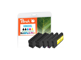 Peach Patrone HP Nr.963XL MultiPack Plus OEM reset 2xb c m y remanufactured - Wiederaufbereitet - Yellow