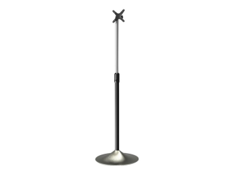 Techly Column Circular - Aufstellung - für LCD-Display - Silber - Bildschirmgröße 33-68.6 cm (13"-27")