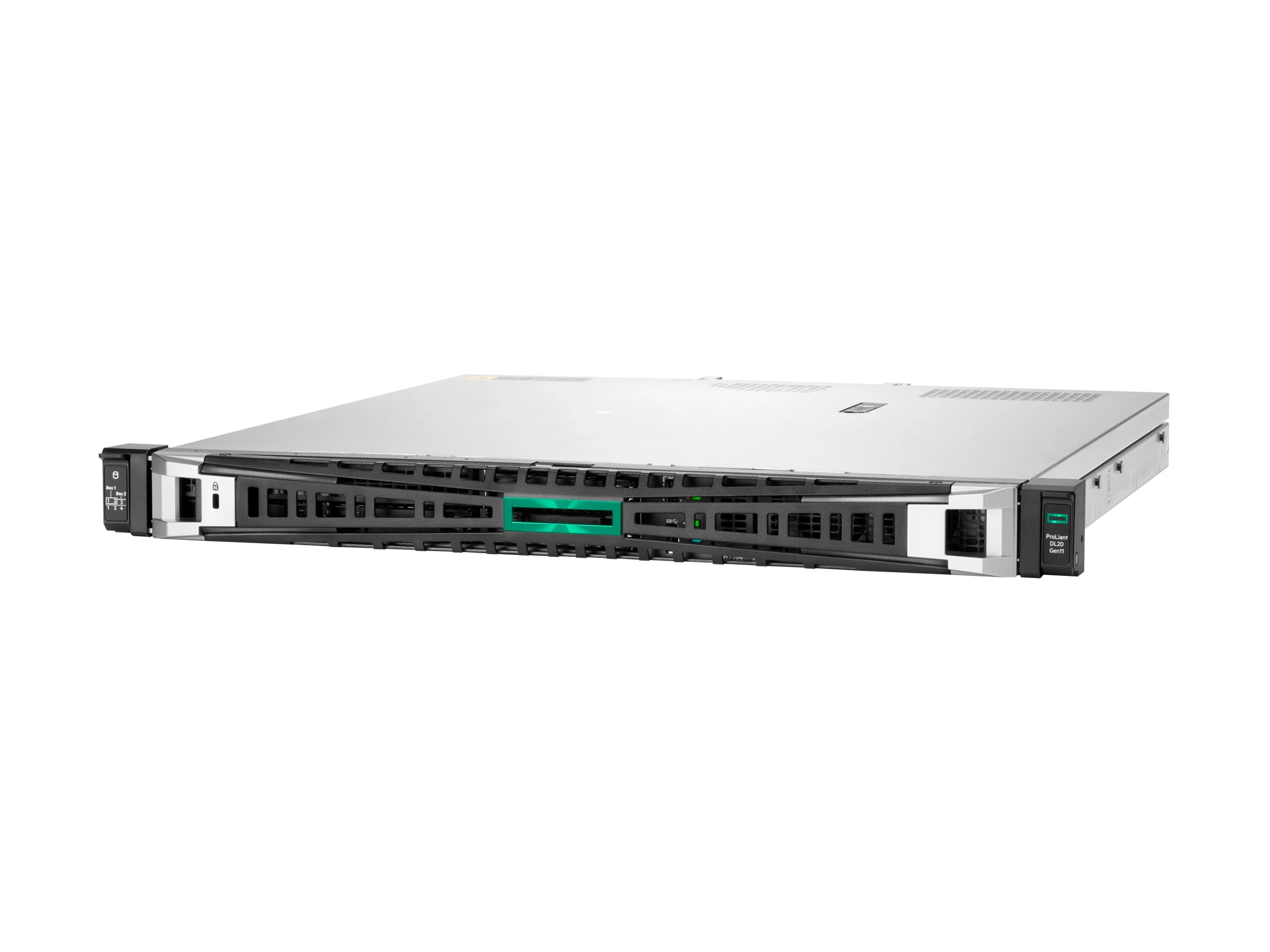 HPE ProLiant DL20 Gen11 - Server - Rack-Montage - 1U - 1-Weg - 1 x Xeon 6333P  3.1 GHz - RAM 32 GB - SATA - Hot-Swap 6.4 cm (2.5")
