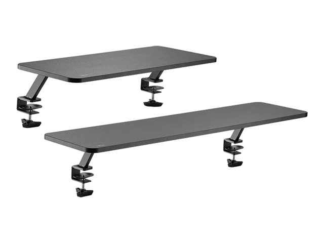 LogiLink Aufstellung - Riser - für Monitor - 650 mm lang - Stahl, Graukarton, Kunststoff - Schwarz - Bildschirmgröße 33-81.3 cm (13"-32")