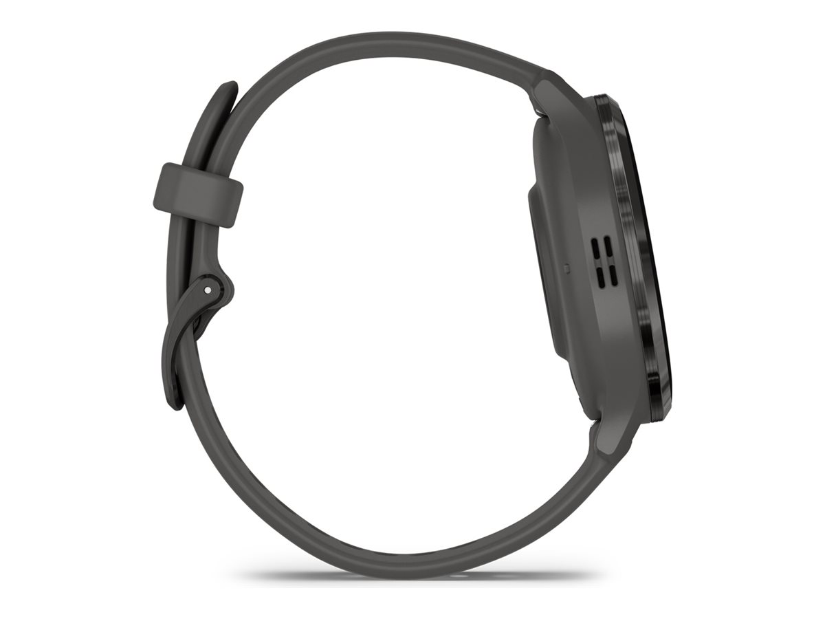 Garmin Venu 3S - 41 mm - Pebble Gray - intelligente Uhr mit Band - Silikon - Handgelenkgröße 110-175 mm - Anzeige 3.04 cm (1.2")