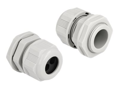 Delock PG16 - Kabelverschraubung - Grau (Packung mit 2)