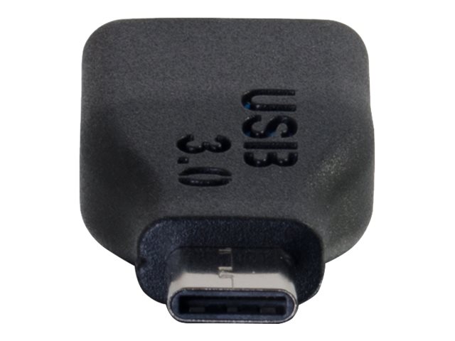 C2G USB C to USB A Adapter - USB C to USB Adapter - 5Gbps - Black - MF - USB-Adapter - USB Typ A (W)
