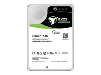 Seagate Exos X16 ST12000NM003G - Festplatte - verschlüsselt - 12 TB - intern - SATA 6Gbs - 7200 rpm - Puffer 256 MB - Self-Encrypting Drive (SED)