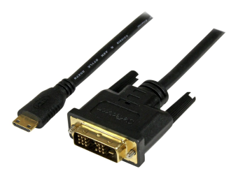 StarTech.com 2m Mini HDMI auf DVI Kabel - mini HDMI Typ-C  DVI-D Adapterkabel