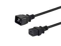 Equip Stromkabel C20 ->C19 StBu schwarz - StromNetzteil - 3 m