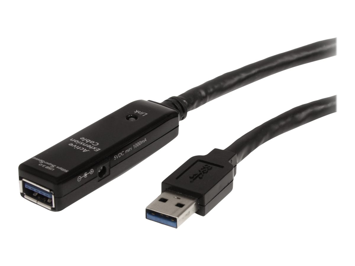 StarTech.com 5 m aktives USB 3.0 Verlängerungskabel - SteckerBuchse - USB 3.0 SuperSpeed Kabel Verlängerung - USB-Verlängerungskabel - USB Typ A (M)