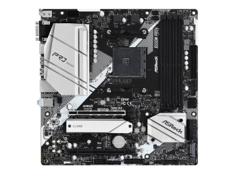 ASRock B550M Pro4 - Motherboard - micro ATX - Socket AM4 - AMD B550 Chipsatz - USB-C Gen2 USB 3.2 Gen 1 USB 3.2 Gen 2 - Gigabit LAN - Onboard-Grafik (CPU erforderlich)