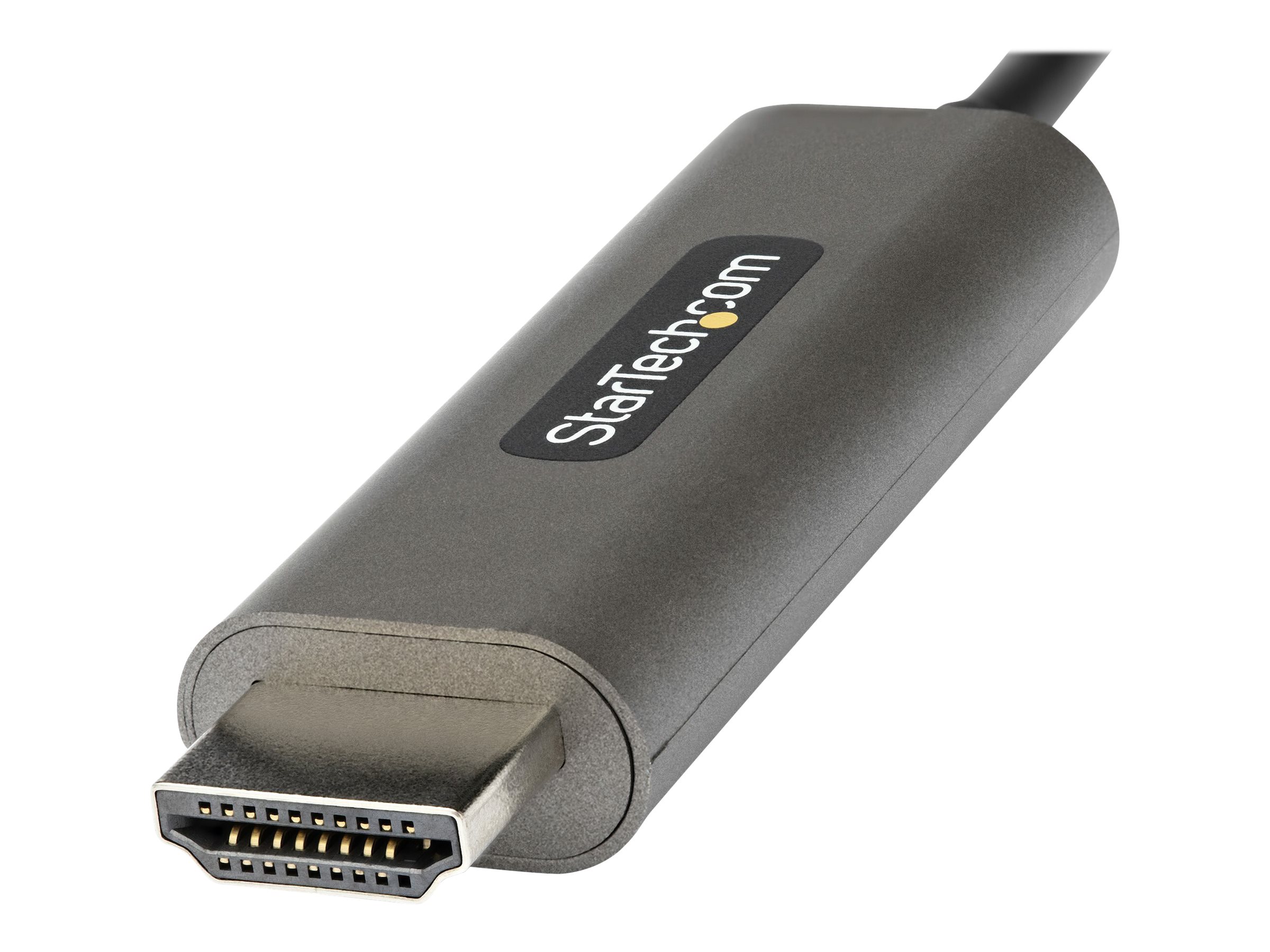StarTech.com 6ft (2m) USB C to HDMI Cable 4K 60Hz with HDR10 Ultra HD USB Type-C to 4K HDMI 2.0b Video Adapter Cable USB-C to HDMI HDR MonitorDisplay Converter DP 1.4 Alt Mode HBR3 - Thunderbolt 3 Compatible (CDP2HDMM2MH)