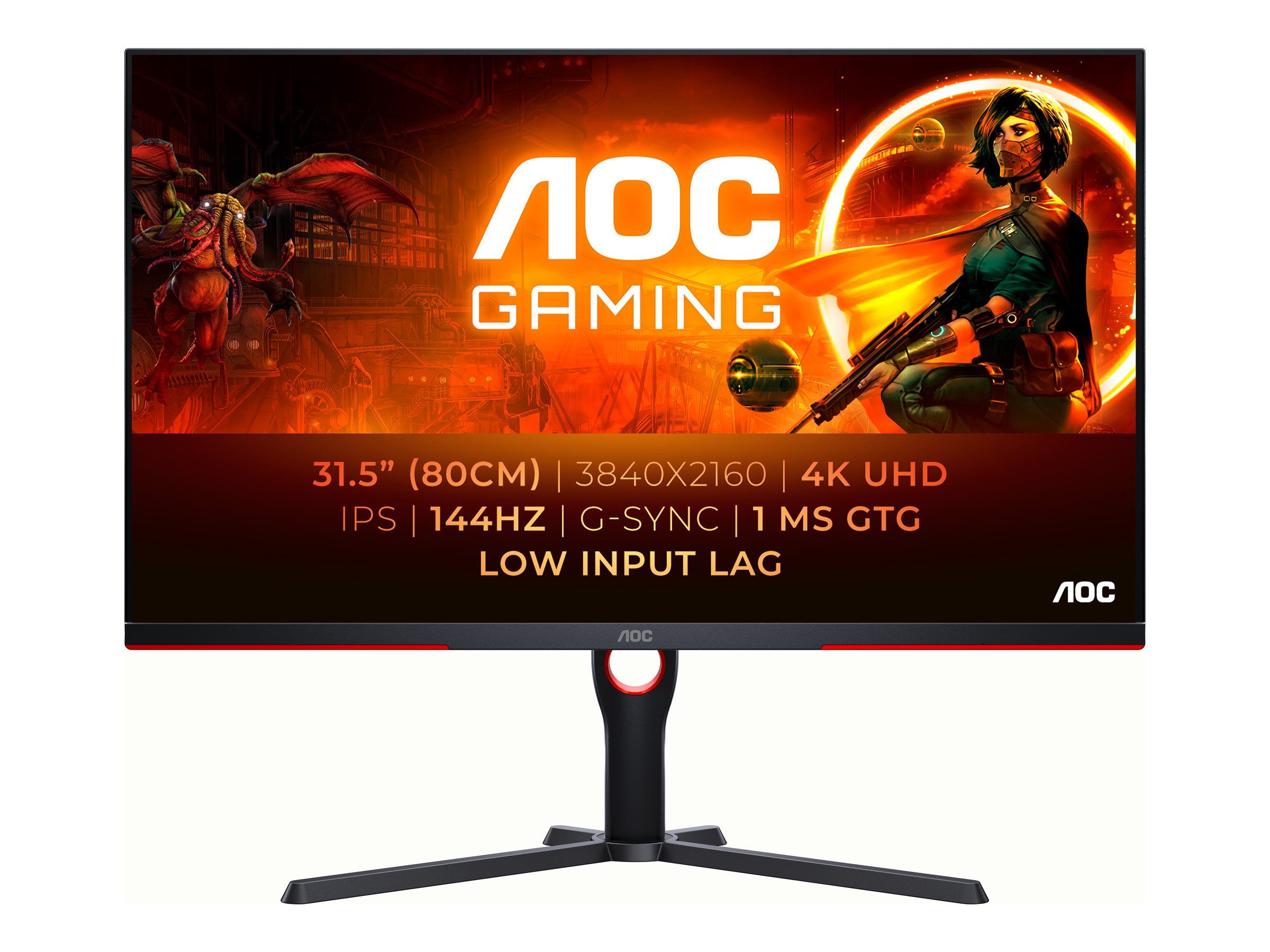 AOC Gaming U32G3XBK - LED-Monitor - Gaming - 81.3 cm (32")