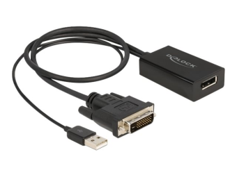 Delock Adapterkabel - DVI-D, USB (nur Strom) (M)