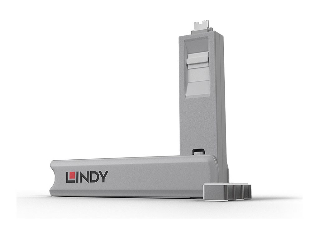 Lindy Schloss für USB-C-Port - weiß