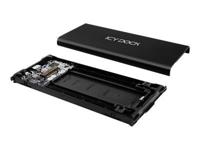 Icy Dock ICYNano MB861U31-1M2B - Speichergehäuse - M.2 - 1 SenderKanal - M.2 NVMe Card - USB 3.2 (Gen 2)