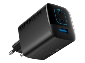 Anker Innovations Anker 336 - Netzteil - 67 Watt - 5 A - IQ 3.0, PDPPS - 3 Ausgabeanschlussstellen (2 x USB-C, USB Typ A)