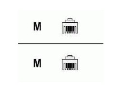 Cisco Modemkabel - RJ-11 (M) zu RJ-11 (M)
