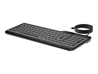 HP 400 - Tastatur - Multi-Device kompakt 2-Zonen-Layout geringer Tastenhub 12 programmierbare Tasten