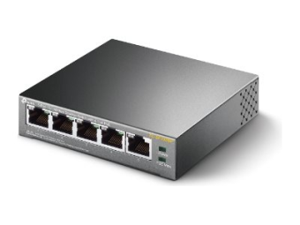 TP-LINK TL-SF1005P - Switch - unmanaged - 5 x 10100 (4 PoE)