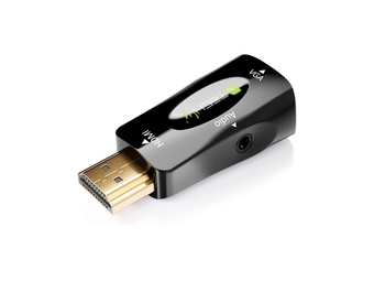 EFB Elektronik TECHly - Videoadapter - HDMI männlich zu HD-15 (VGA), mini-phone stereo 3.5 mm weiblich