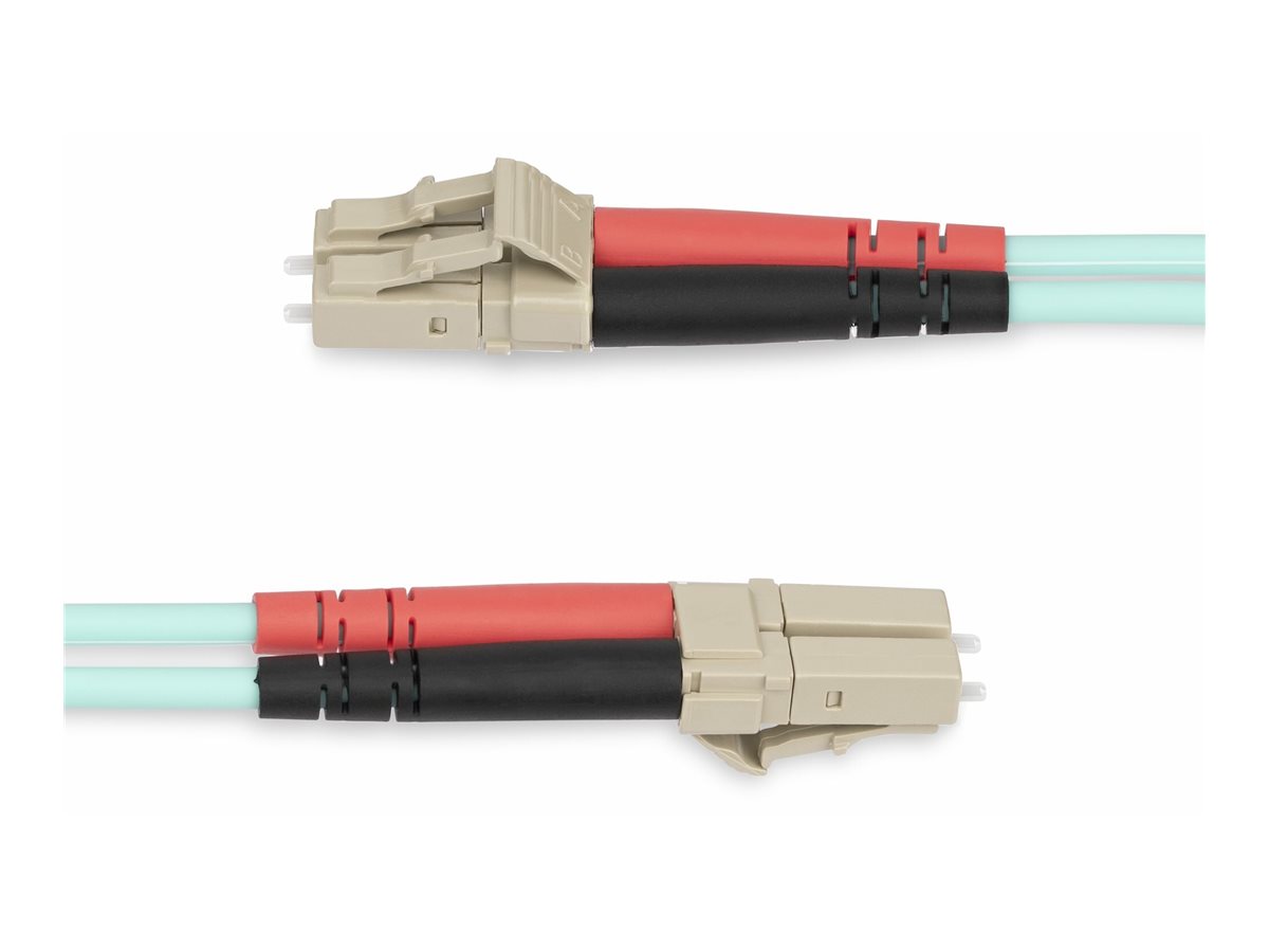 StarTech.com 25m OM4 LWL Patchkabel LC auf LC, Multimode Glasfaserkabel - Patch-Kabel - LCUPC Multi-Modus (M)