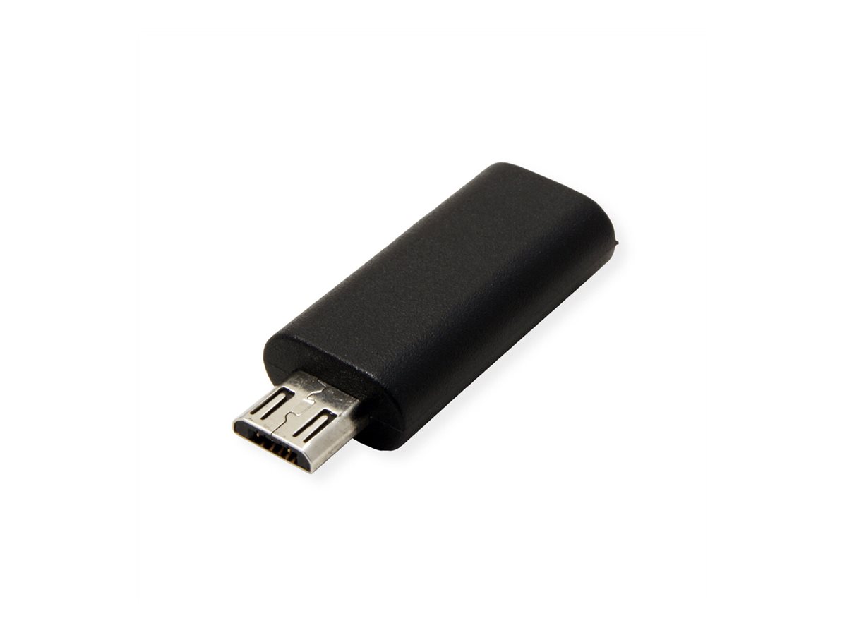 VALUE USB-Adapter - 24 pin USB-C (W) umkehrbar zu Micro-USB Typ B (M)