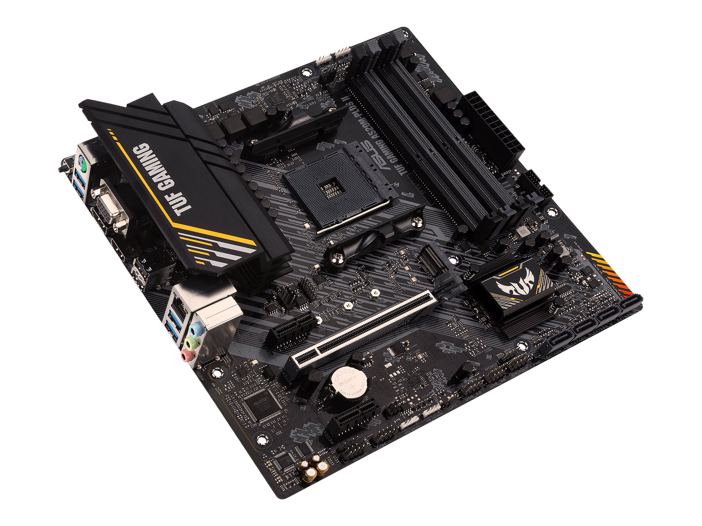 ASUS TUF GAMING A520M-PLUS II - Motherboard - micro ATX - Socket AM4 - AMD A520 Chipsatz - USB 3.2 Gen 1 - Gigabit LAN - Onboard-Grafik (CPU erforderlich)