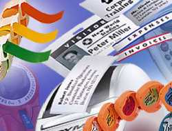 Dymo D1 Standard - Polyester - selbstklebend - schwarz auf durchsichtig - Rolle (1,9 cm x 7 m)