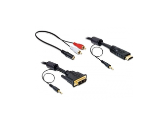 Delock Video-Audio-Kabelkit