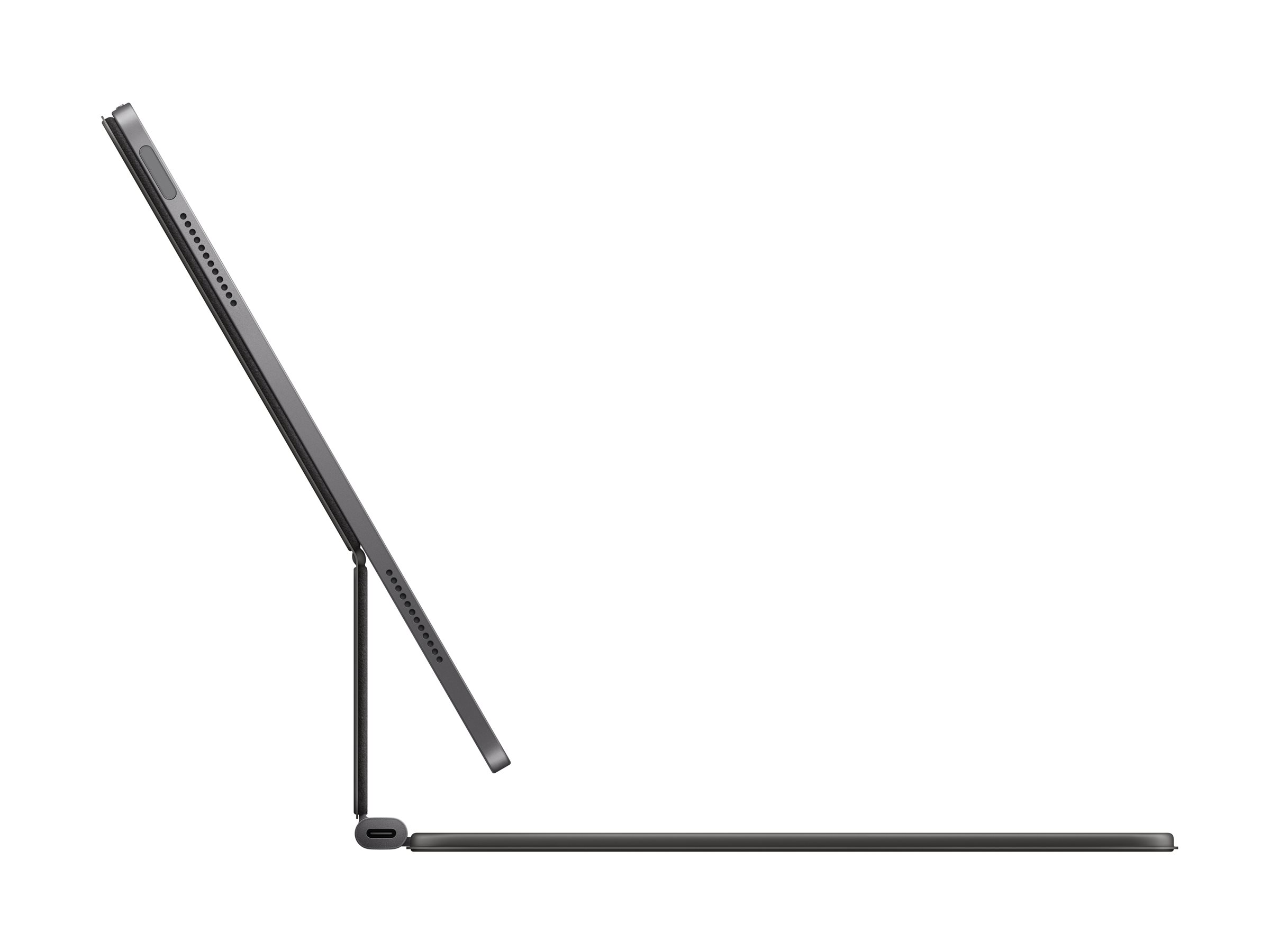 Apple Magic Keyboard - Tastatur und Foliohülle - mit Trackpad - Apple Smart connector - QWERTZ - Deutsch - Schwarz - für 13-inch iPad Air (M2, M3)