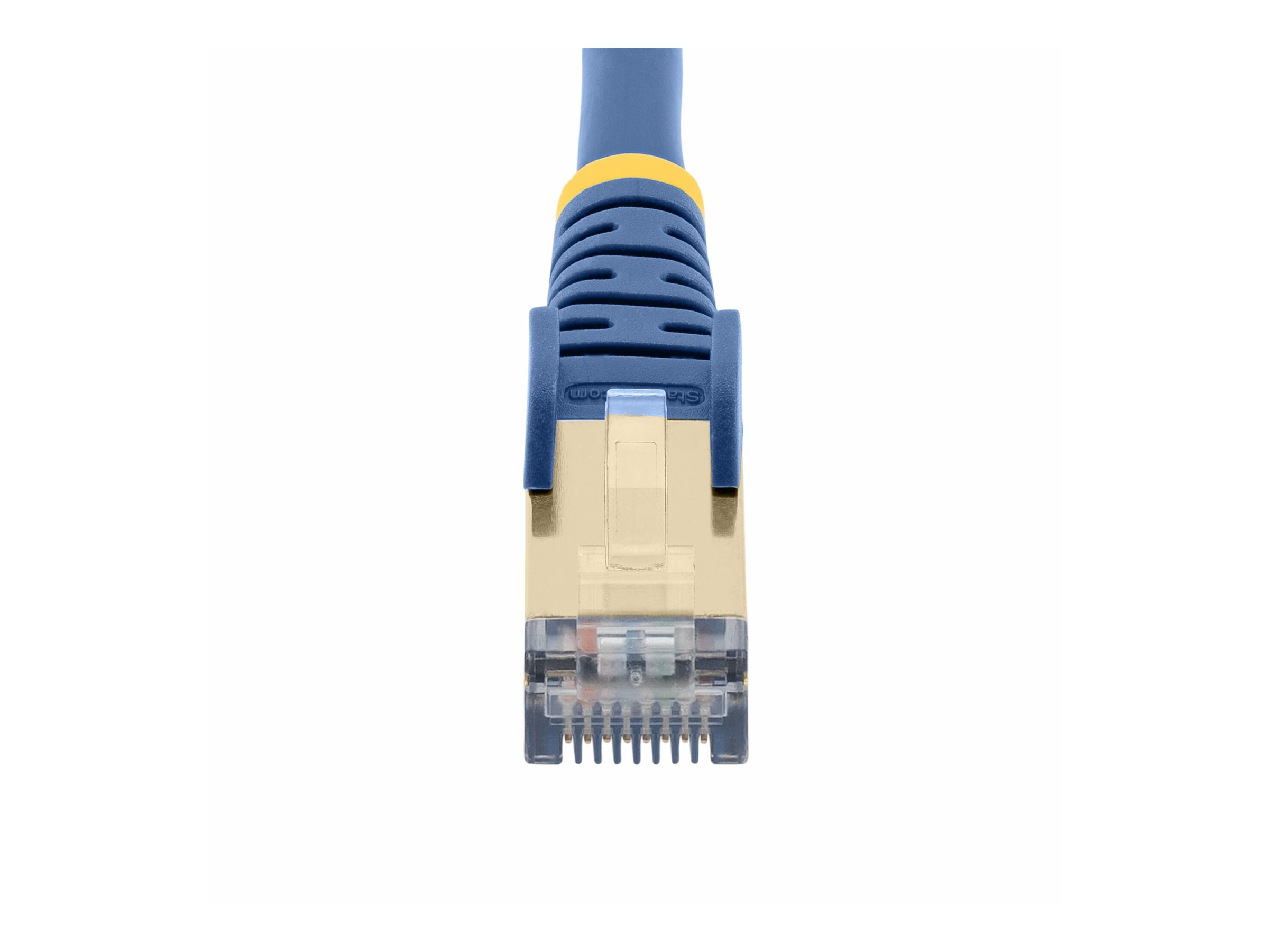 StarTech.com 1.5m CAT6A Ethernet Cable, 10 Gigabit Shielded Snagless RJ45 100W PoE Patch Cord, CAT 6A 10GbE STP Network Cable wStrain Relief, Blue, UL Certified WiringTIA - Category 6A - 26AWG (6ASPAT150CMBL)