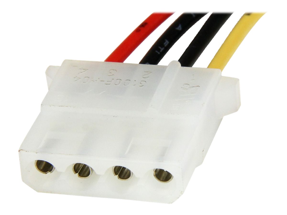 StarTech.com 30cm SATA auf Molex LP4 Stromadapter - BuSt - Serial ATA zu 4pin Stromkabel Adapter - Netzteil - interne Stromversorgung, 4-polig (W)