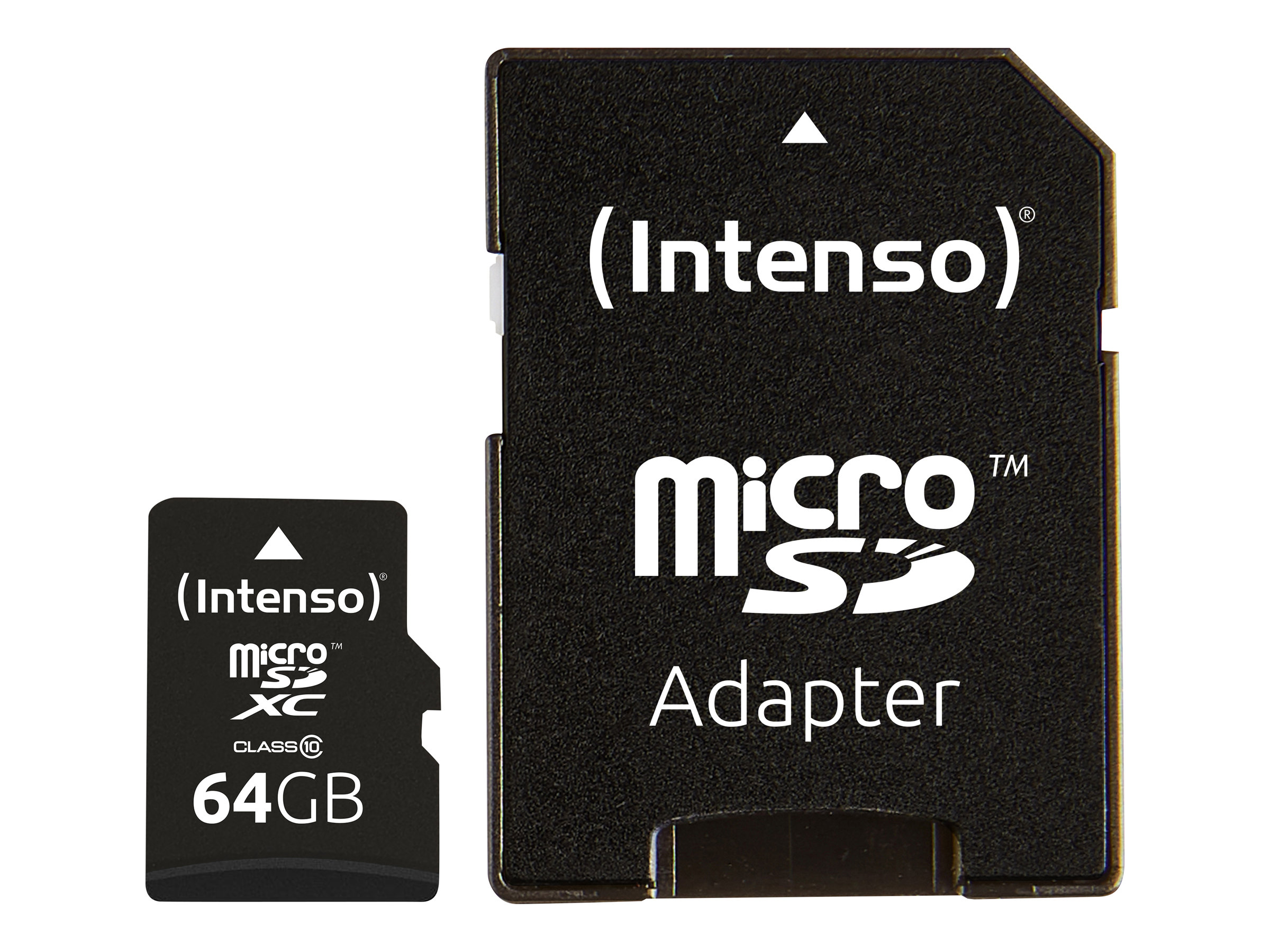 Intenso Flash-Speicherkarte (microSDXC-an-SD-Adapter inbegriffen)